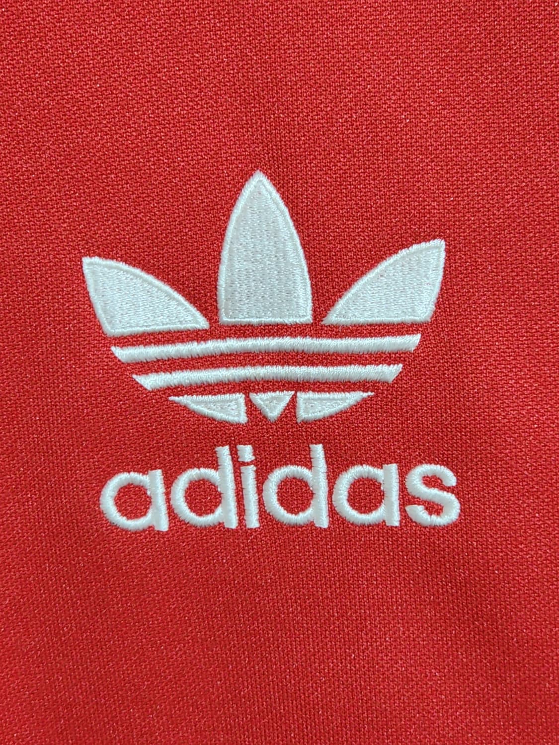 (95) 아디다스 유로파 져지 빨흰 트랙자켓 불꽃 츄리닝  상품이미지4