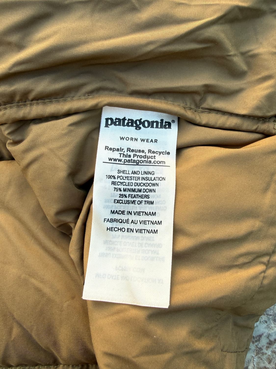 Patagonia 파타고니아 덕다운 패딩 상품이미지4