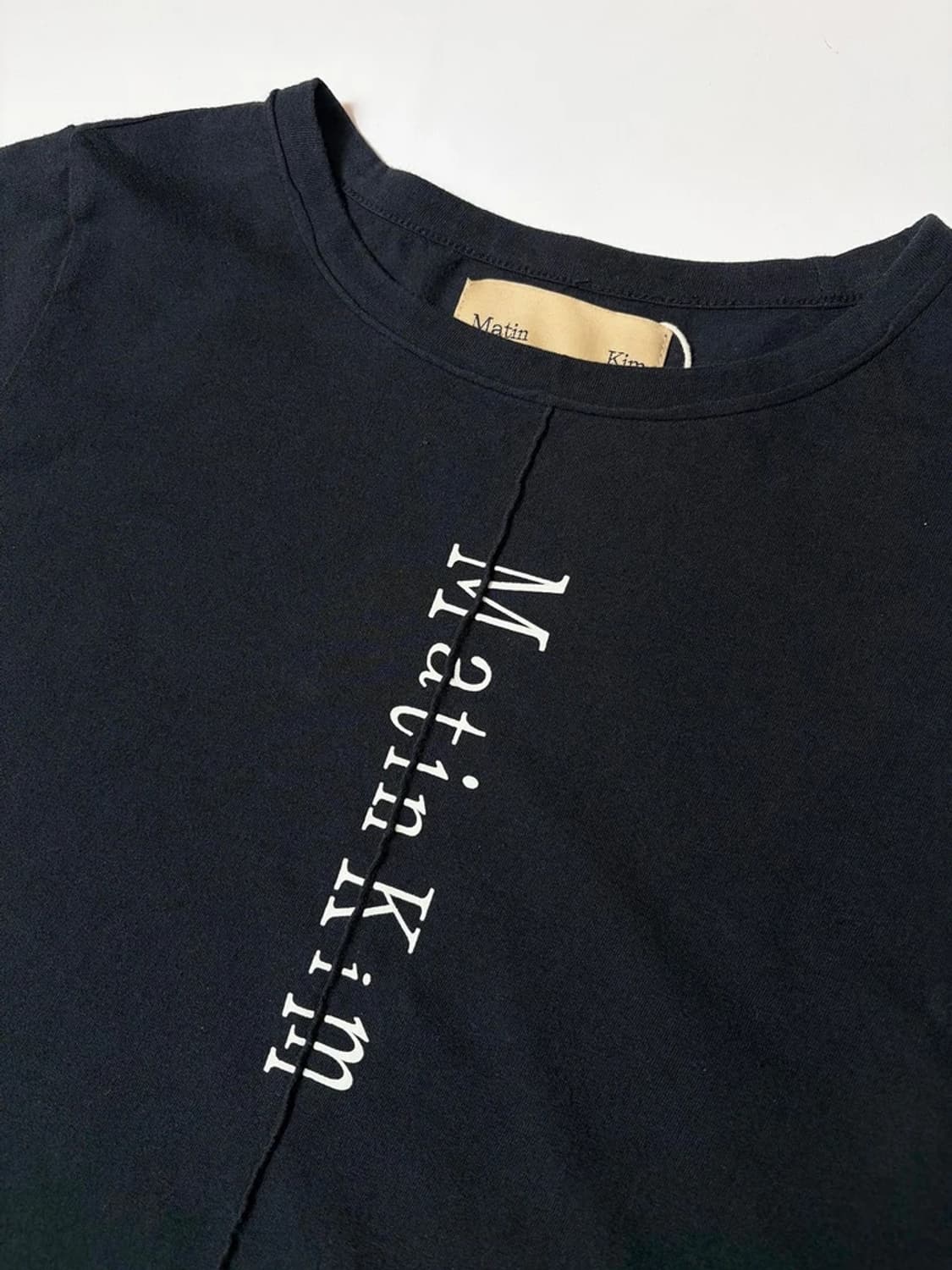 마뗑킴 Matin Kim 22ss 크롭 반팔 티셔츠 PN9286 상품이미지3