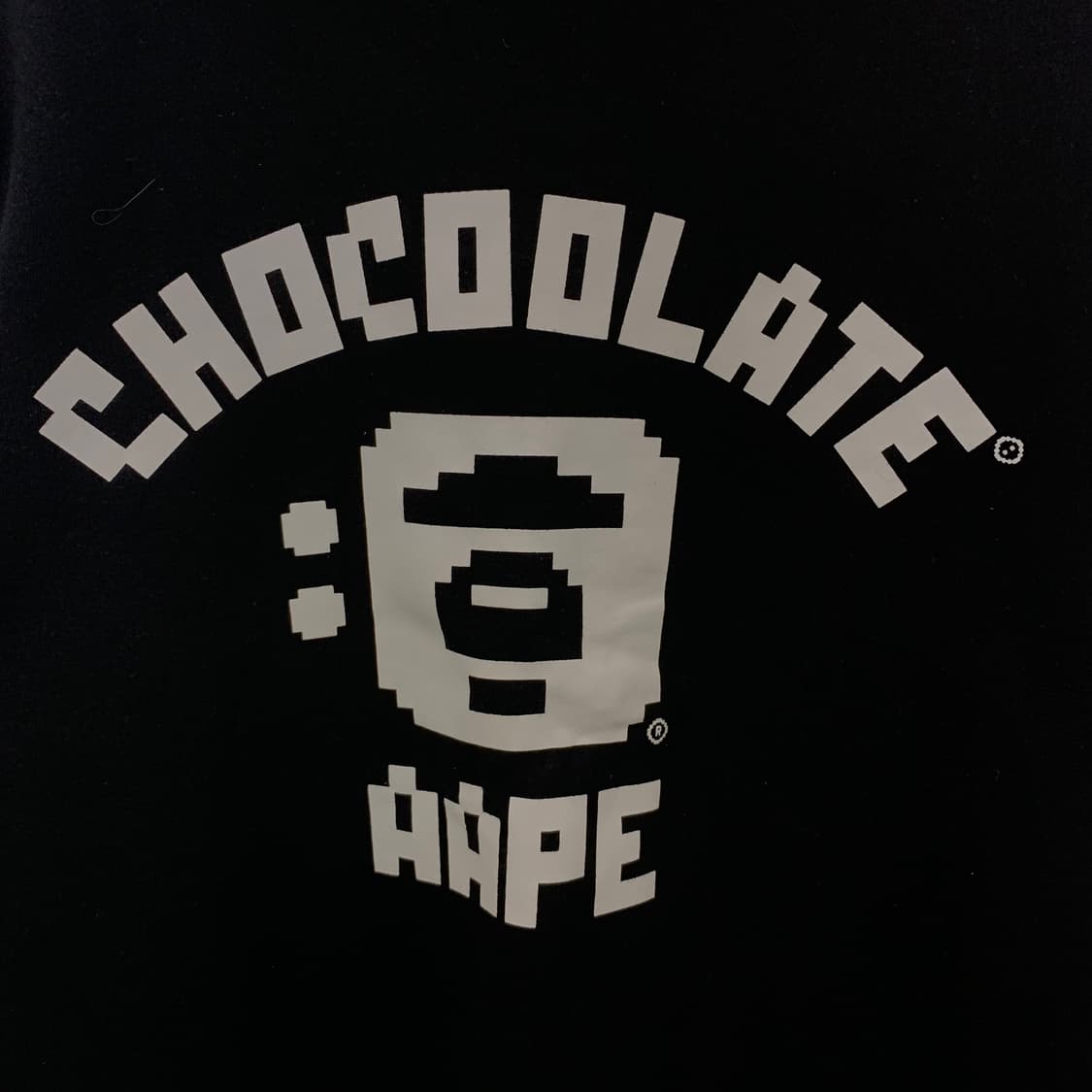 Ape 에이프 빅로고 블랙 맨투맨 상품이미지4