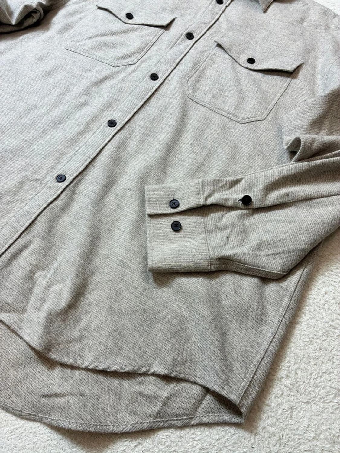 애프터프레이 에센셜 울 밀리터리 셔츠 PN6850 상품이미지5