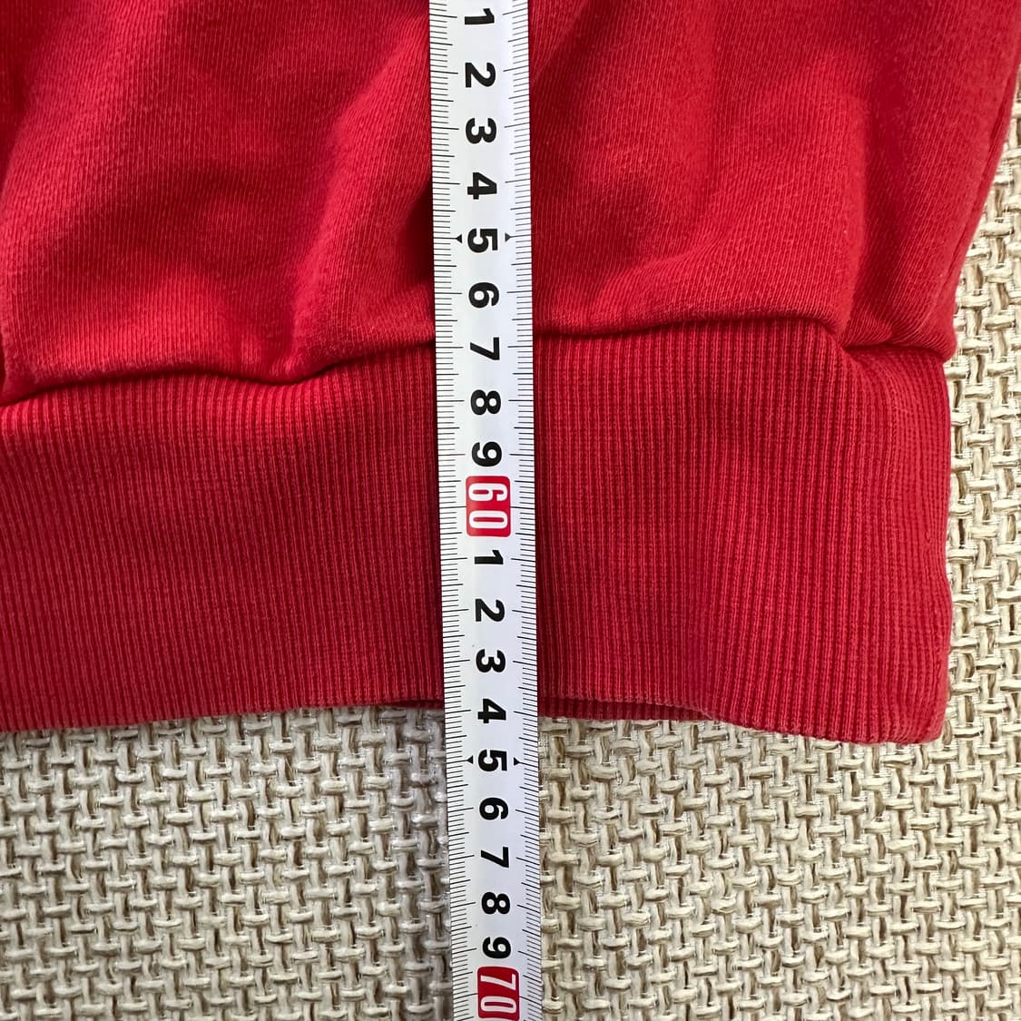 2 라코스테 빅로고 레드 맨투맨 0424D 상품이미지6