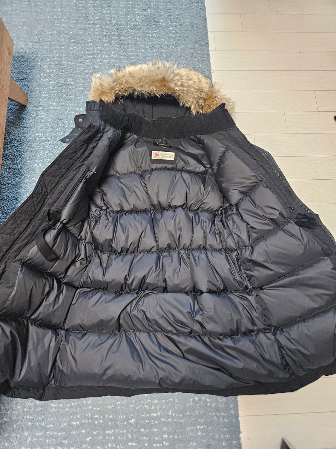 이스트로그 ECW 구스다운파카 블랙워치 M 상품이미지5