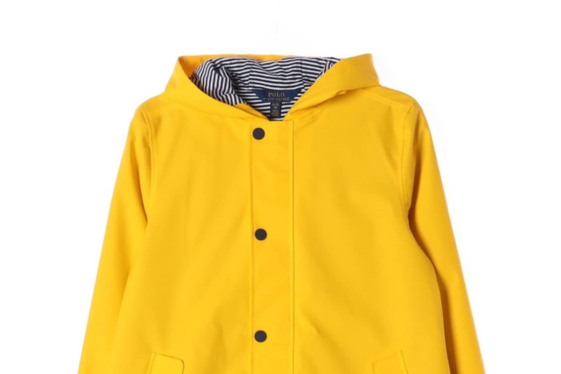 폴로 랄프로렌 옐로우 후드 레인코트 자켓 XL 16 상품이미지4
