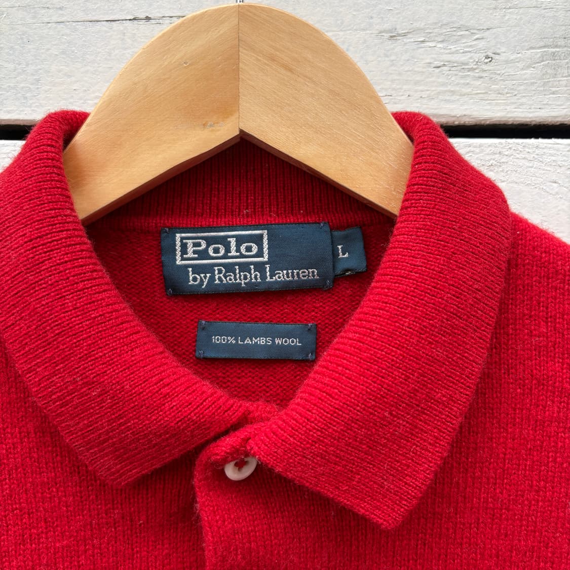 Polo 폴로 울 카라 니트 상품이미지3