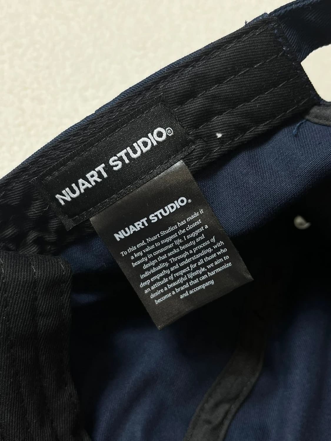 누아트 NTSD 로고 코튼 볼캡 Q1210 상품이미지6