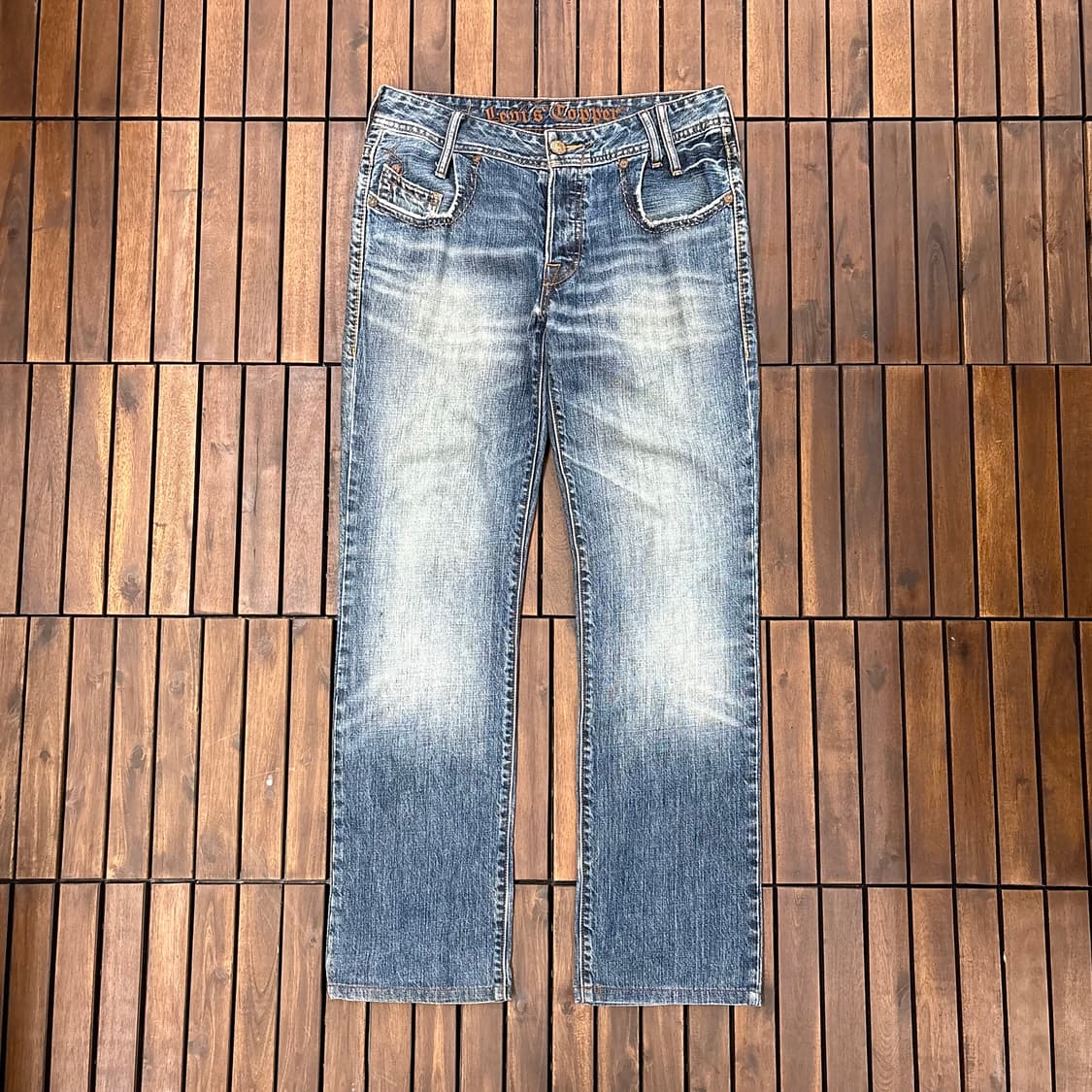 (33) 리바이스 쿠퍼 웨스턴 워싱 데님 팬츠 상품이미지1