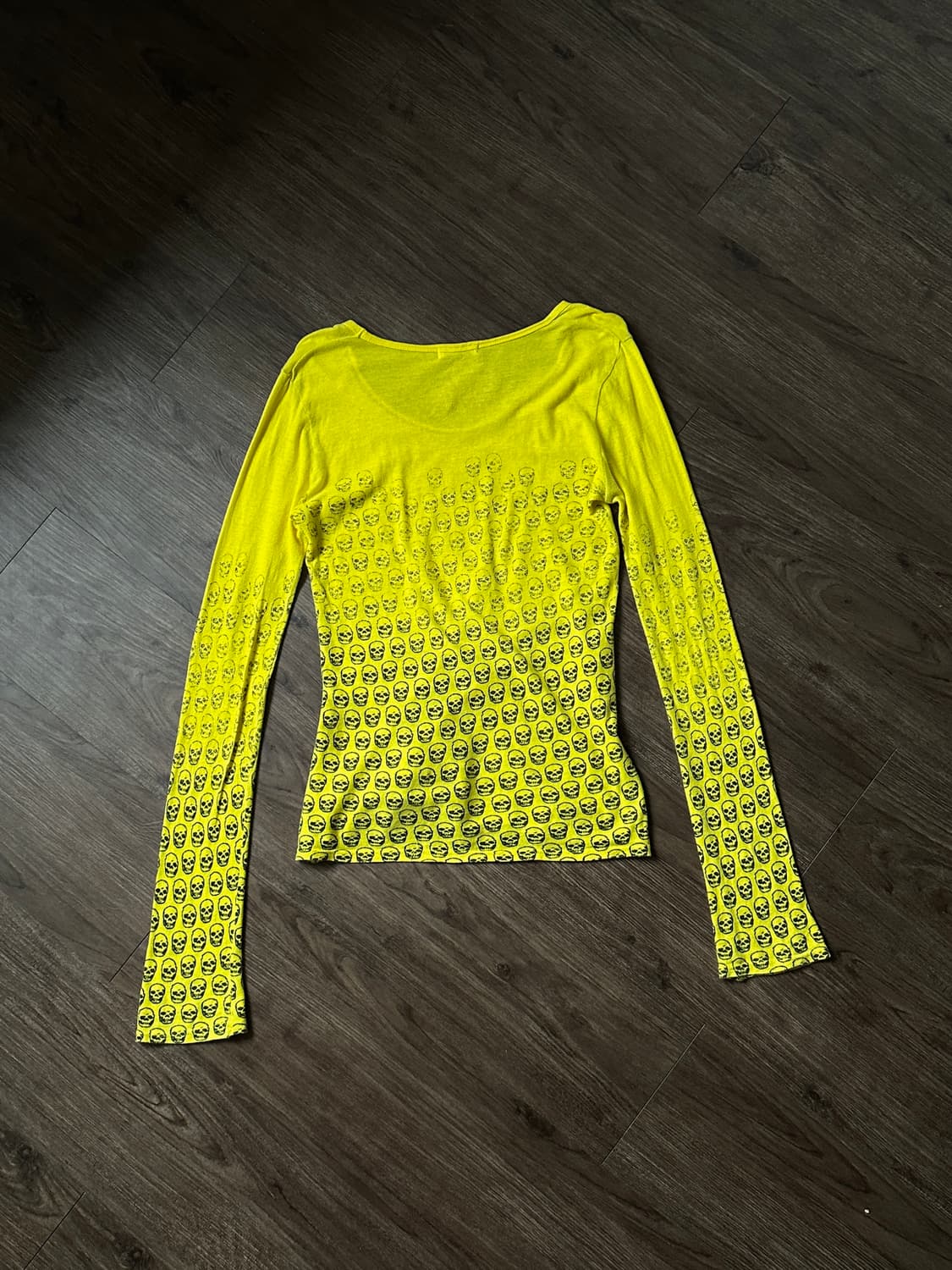 Swanky 스컬 그라데이션 롱 슬리브 상품이미지8