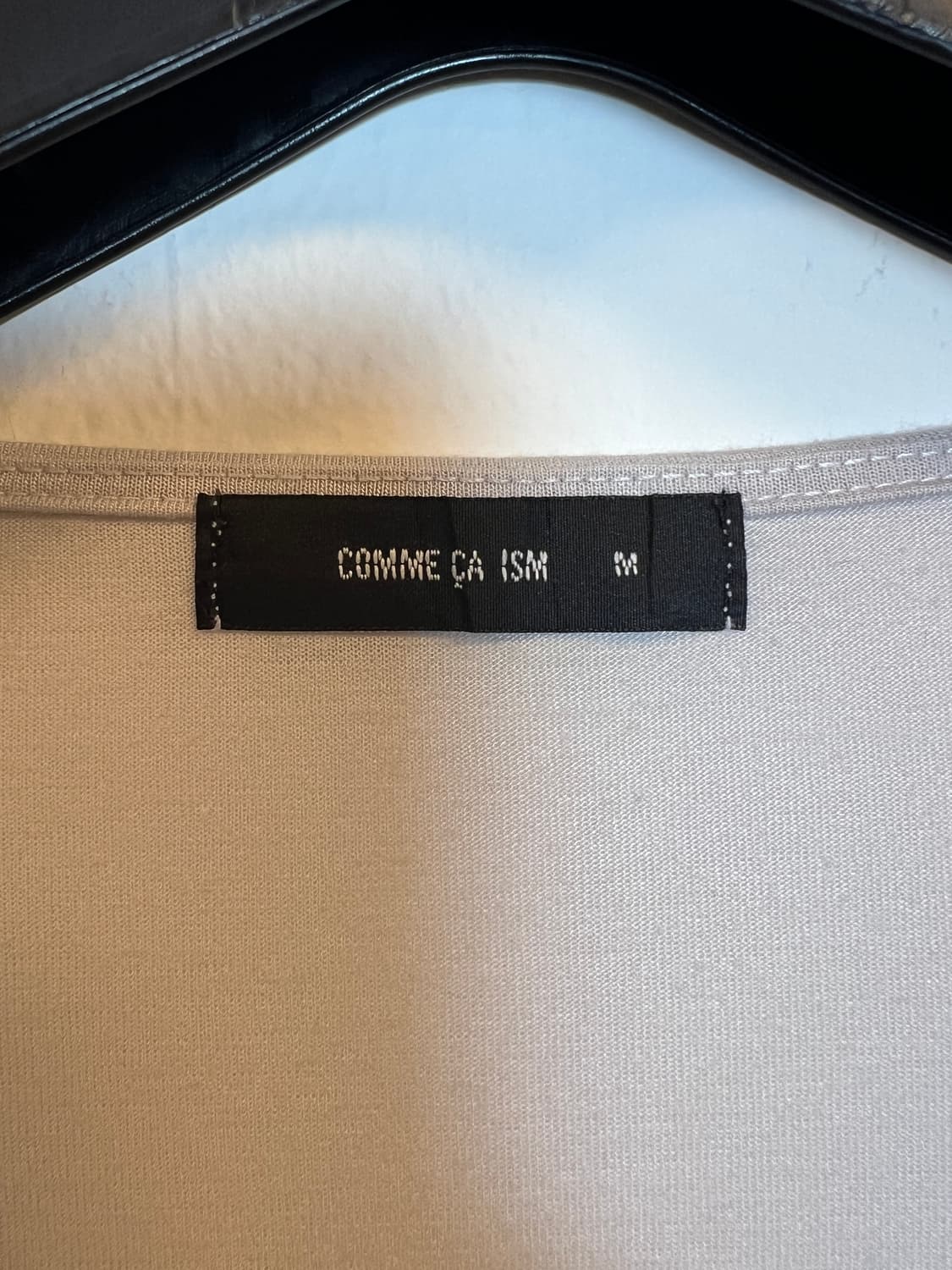 T087 TCOMME CA ISM 스퀘어넥 플리츠 레이어드 반팔 M 상품이미지3