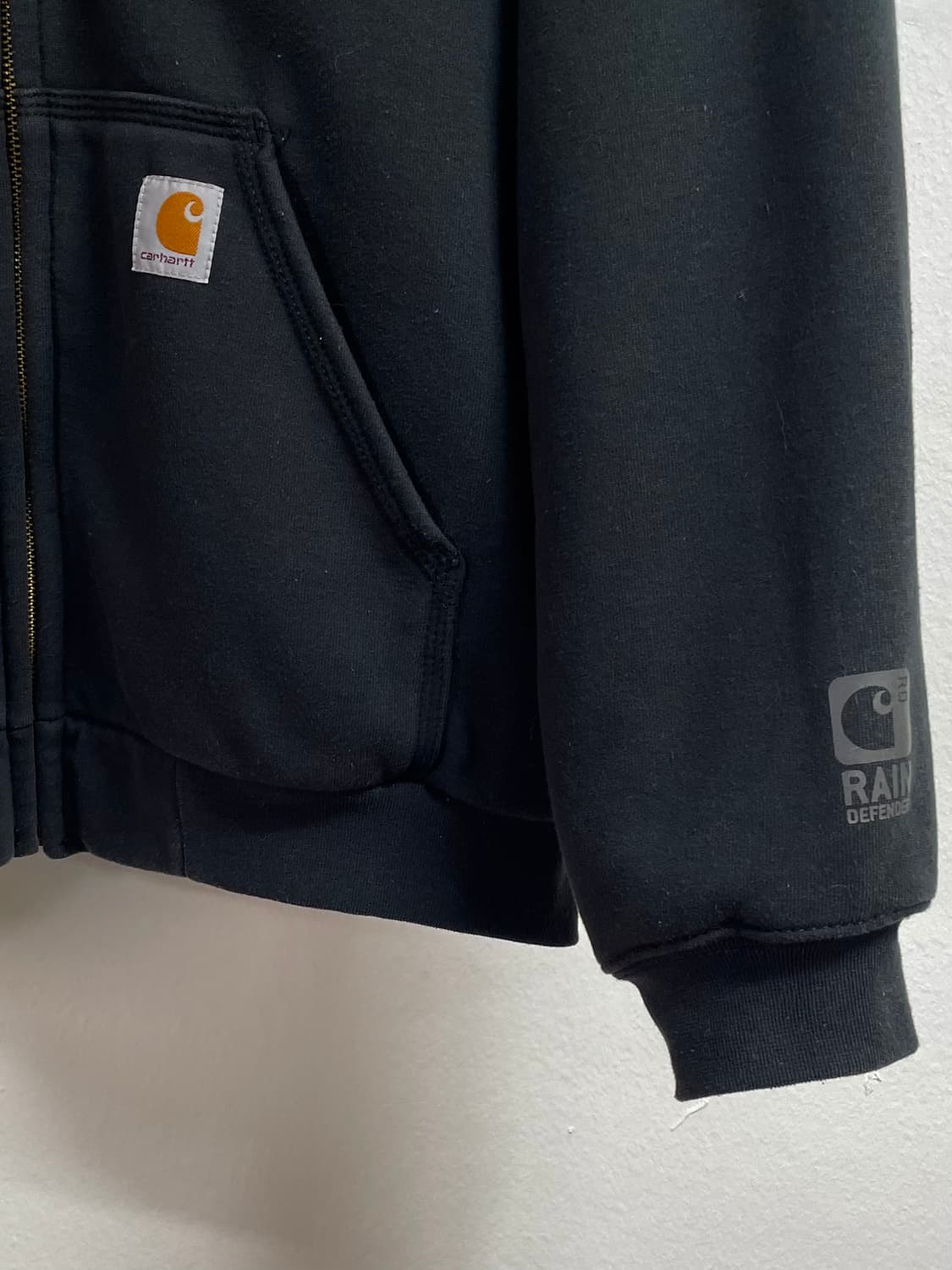 칼하트 블랙 써멀 후드집업 (on.149)   상품이미지3