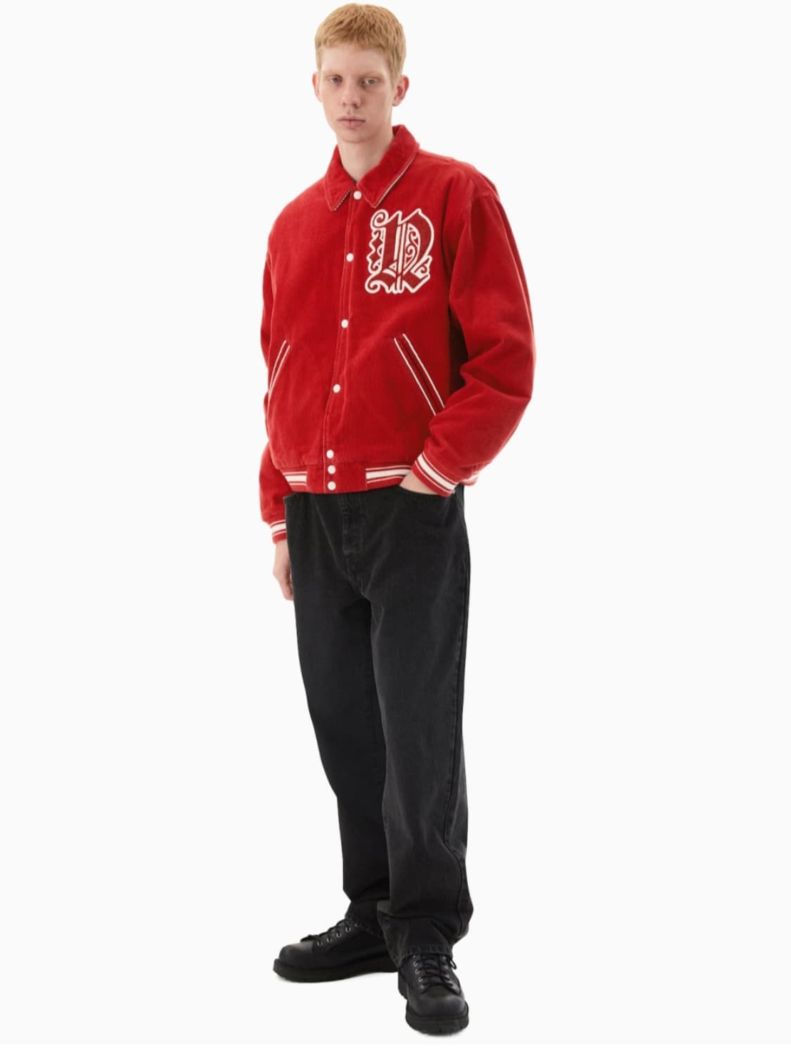 디스이즈네버댓 포르투나 코듀로이 자켓 red XL (새상품) 상품이미지2