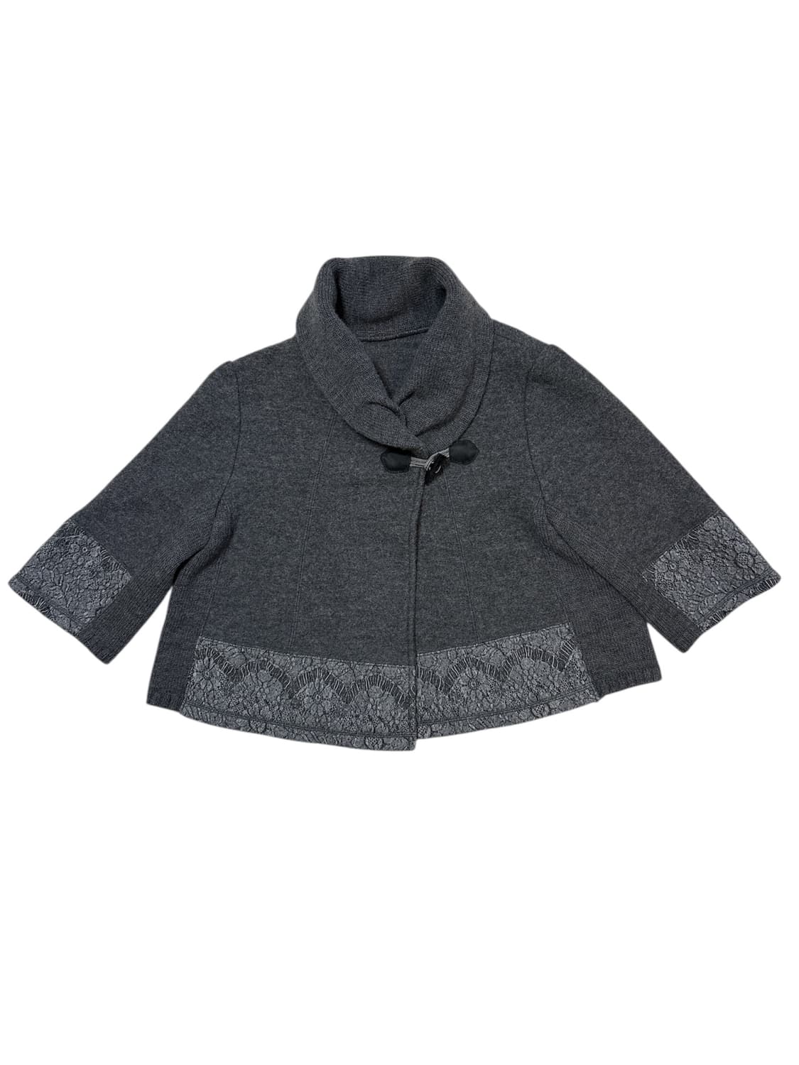 플라워 레이스 7부 떡볶이 가디건 상품이미지4