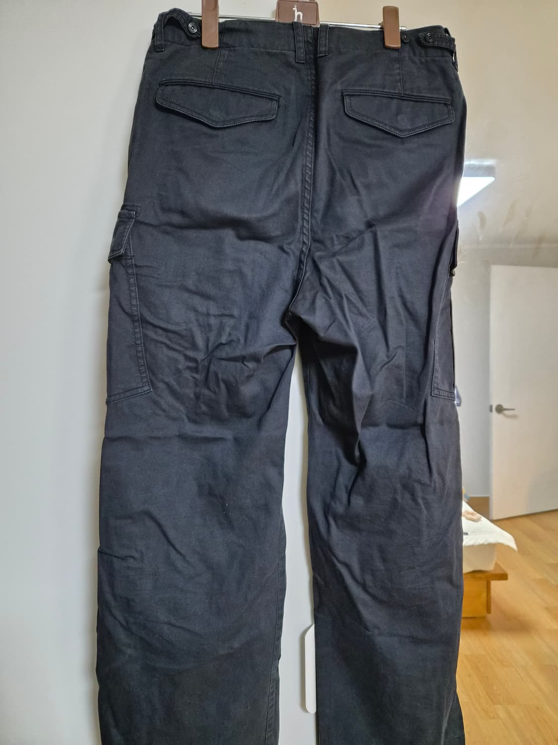 포터리 가먼트 워시드 카고팬츠 다크네이비 1사이즈 상품이미지4