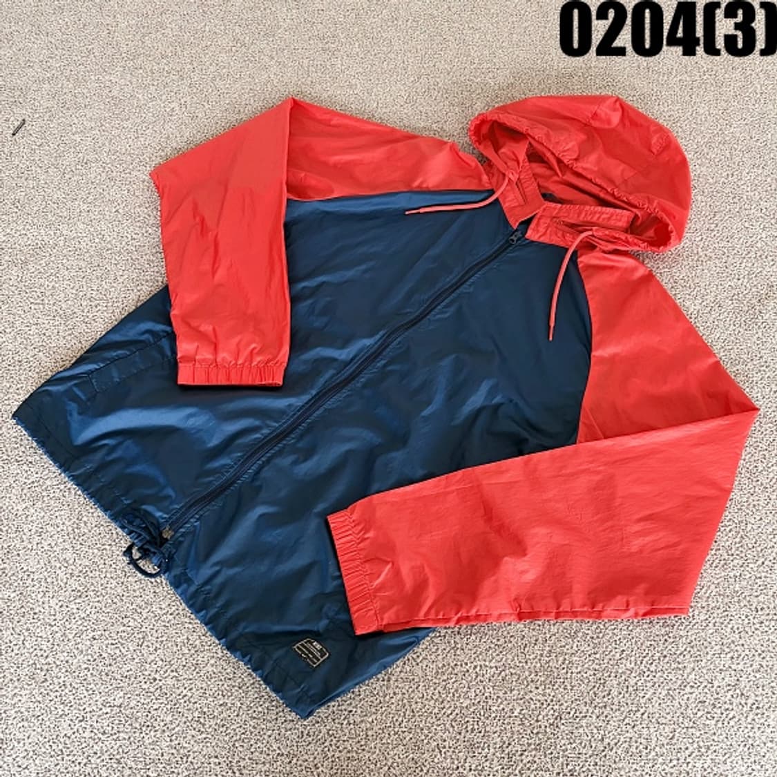 [105(L)] 나이키 배색 바람막이 후드 집업 0204(3) 상품이미지1