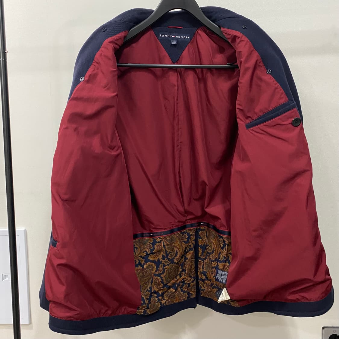 타미힐피거 울 하프 더블 코트 상품이미지7