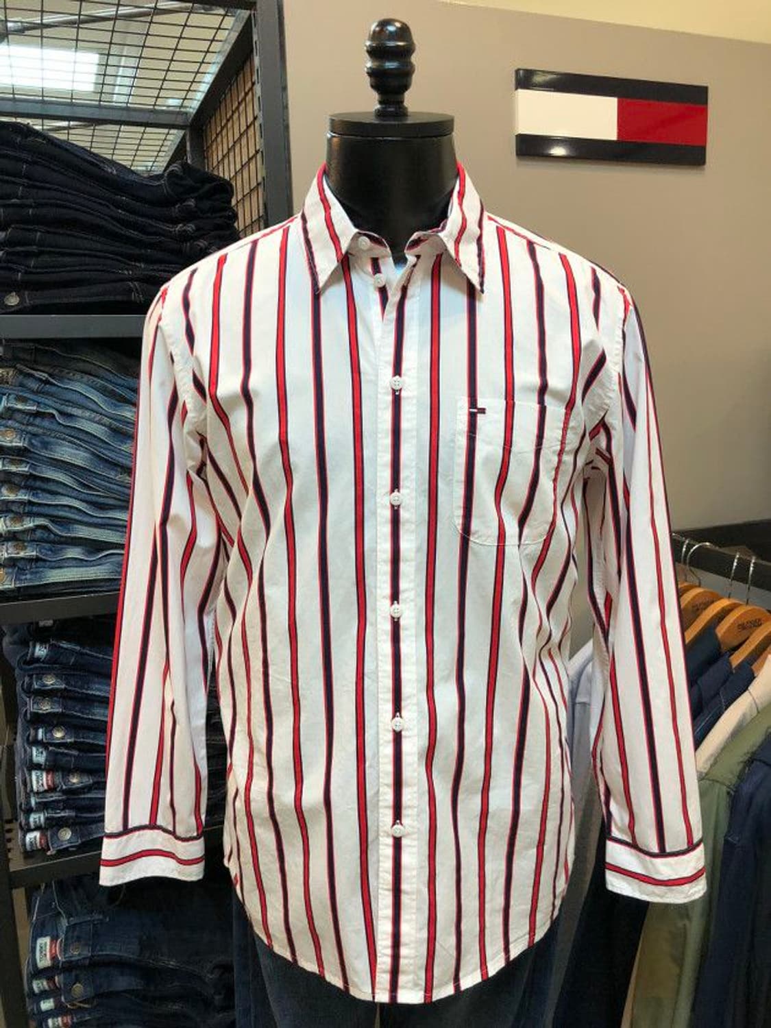 타미진스 릴렉스핏 볼드 스트라이프 셔츠 상품이미지9