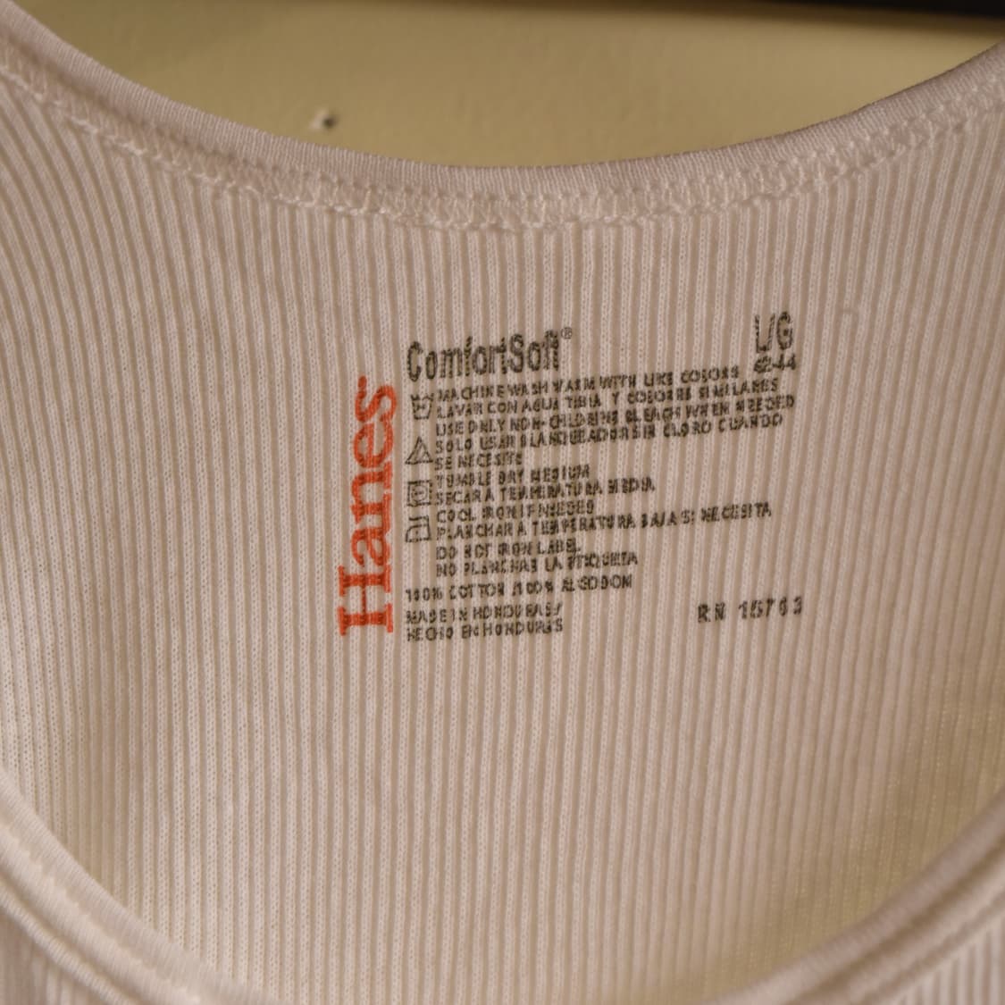 Hanes 헤인즈 컴포트소프트 탱크탑 3팩 (화이트) 상품이미지6