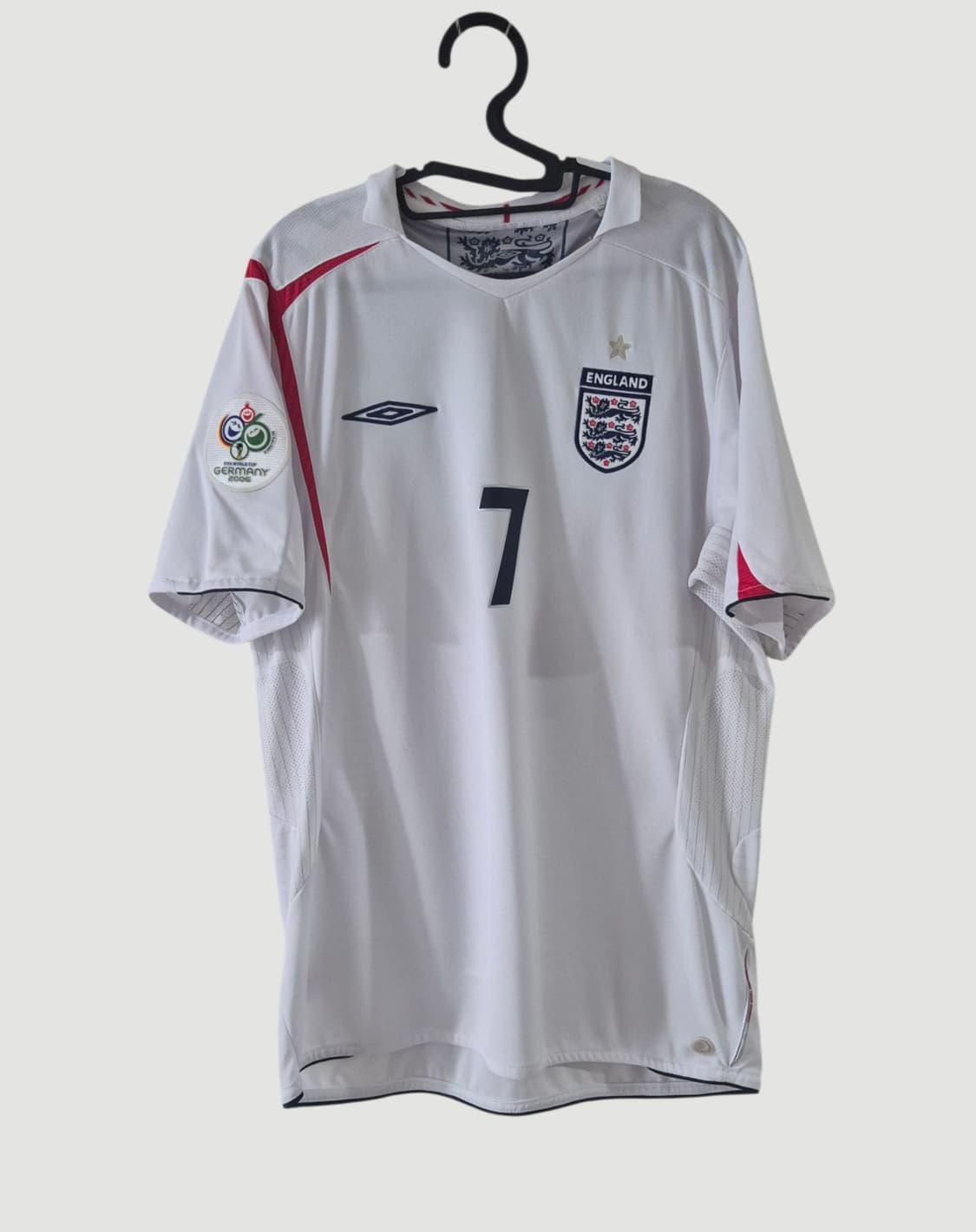 2006월드컵 잉글랜드 국대 베컴 축구유니폼 엄브로 상품이미지1