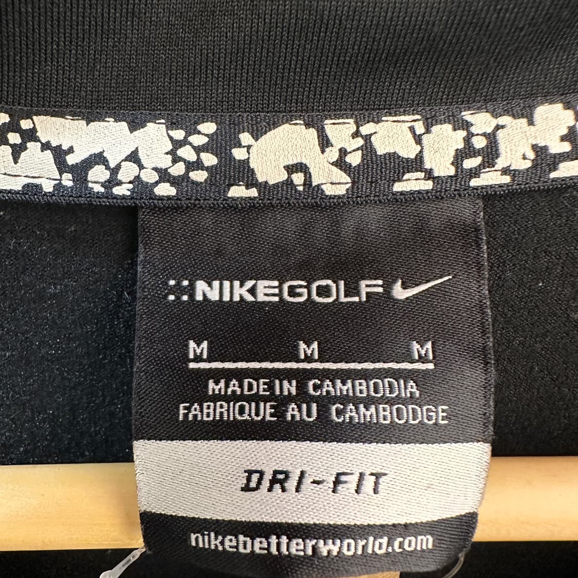 나이키 골프 드라이핏 긴팔티셔츠 블랙 상품이미지2