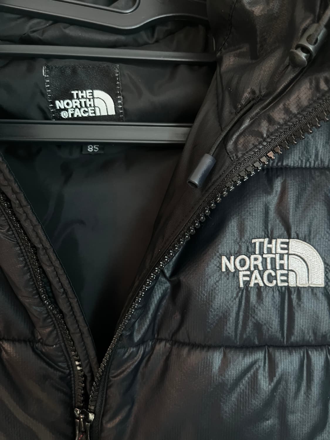 노스페이스 후드 경량 패딩 블랙 [M] 상품이미지3