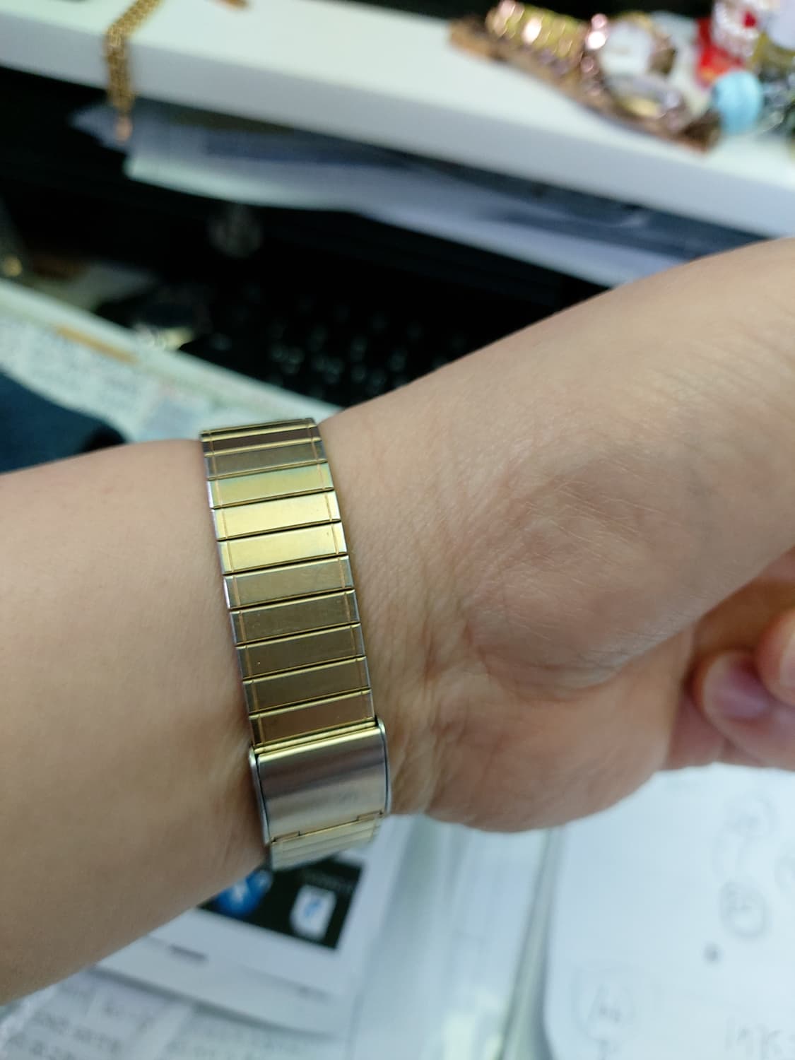 라도 빈티지 텅스텐 금장 시계  상품이미지5