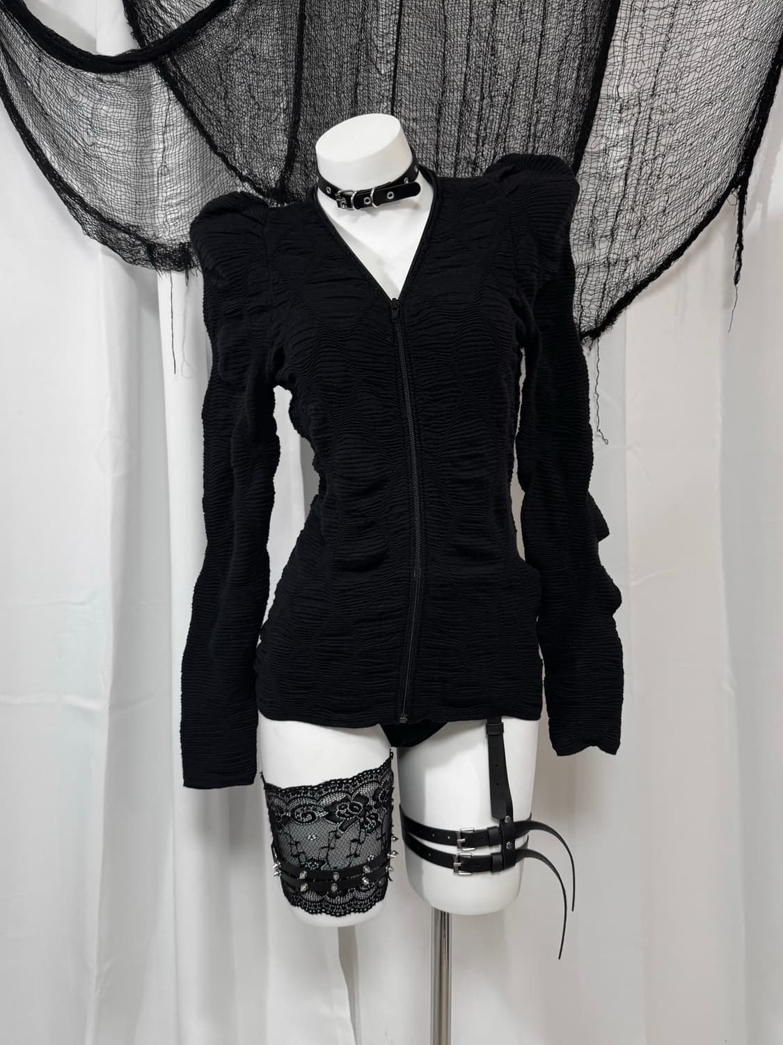 zip up one piece 상품이미지1