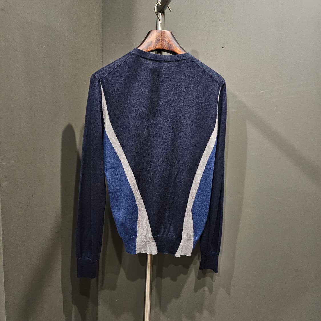 에르메스 캐시미어 실크 컬러블록 니트 상품이미지3