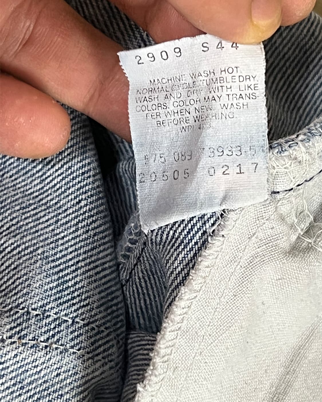 92's Levis Orange tab 505 (Light Blue) 상품이미지6