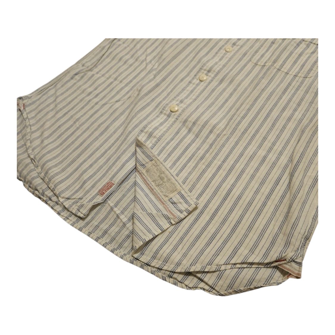 RRL 스트라이프 워크 셔츠 오프화이트 상품이미지5