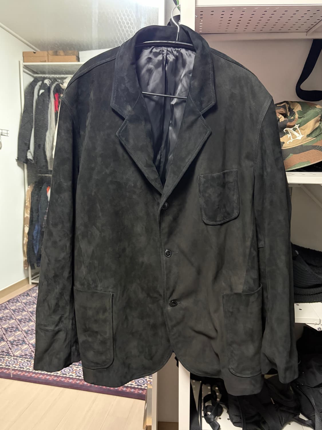 이얼즈어고 고트 레더 스포츠 자켓 상품이미지1