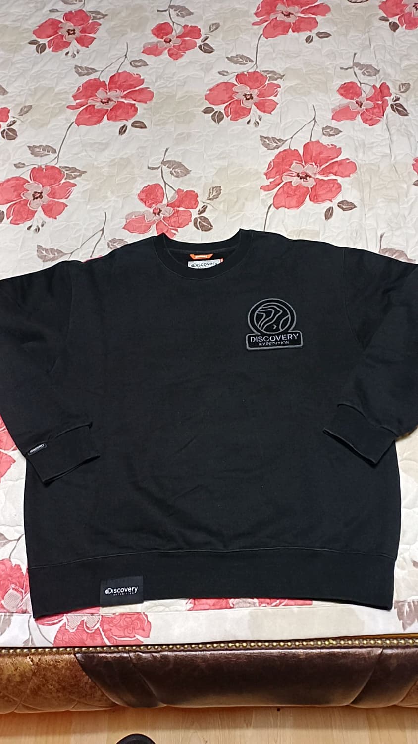 디스커버리 오버핏맨투맨 105 가슴65 기장72 상품이미지1