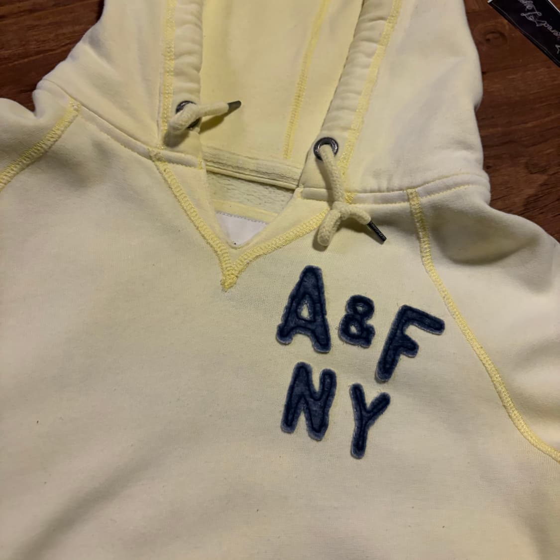 ABERCROMBIE AND FITCH 옐로 후디 상품이미지5