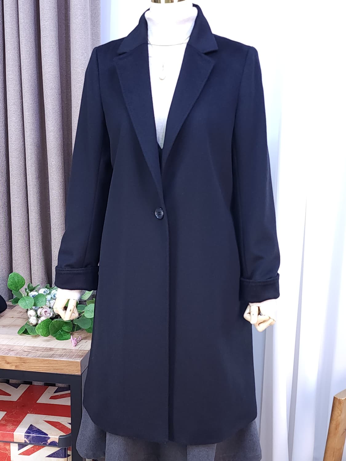 실크캐시 울 코트 상품이미지2