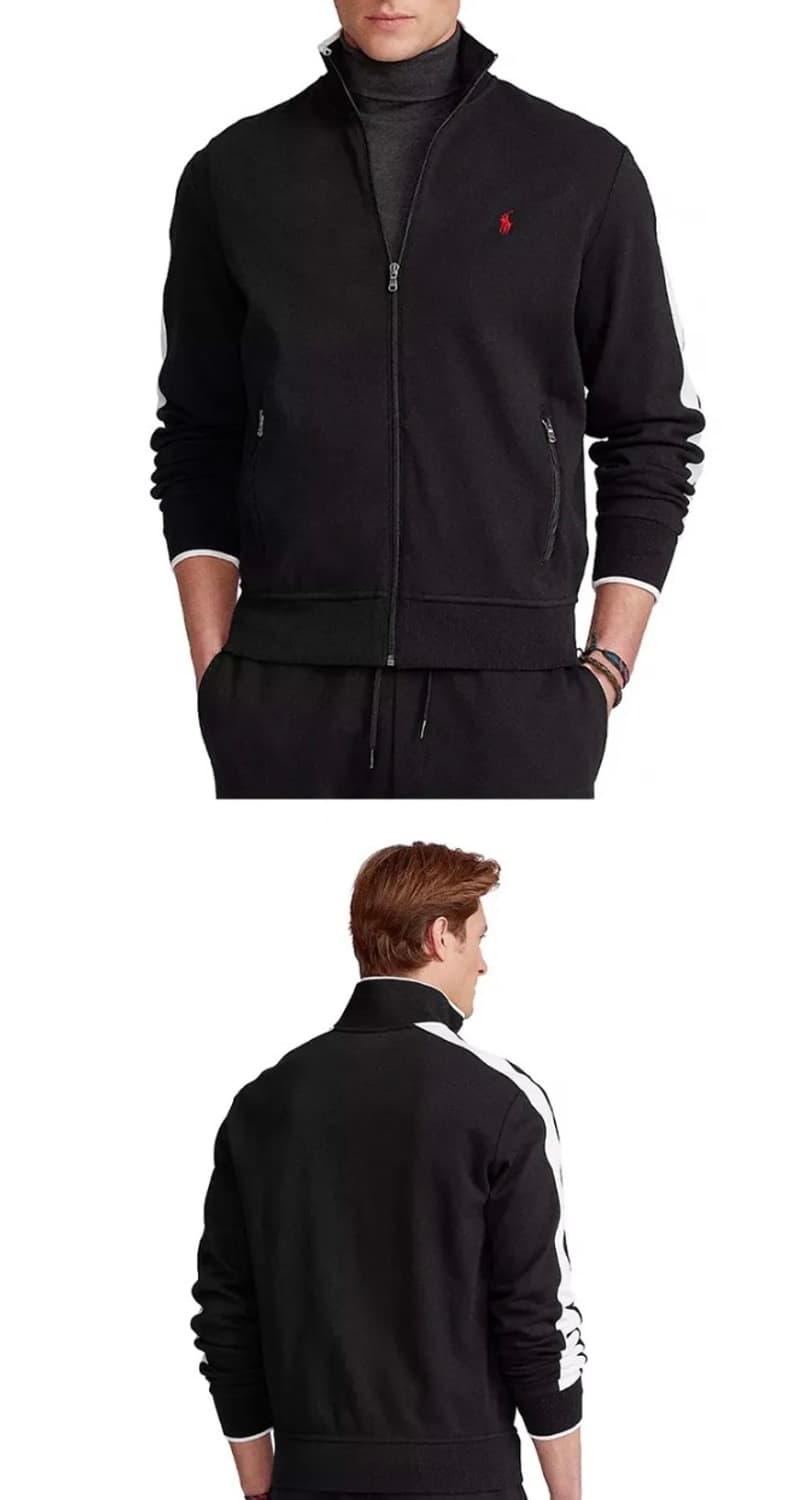 폴로 랄프로렌 블랙 레드포니 트랙 탑 집업 자켓 상품이미지10