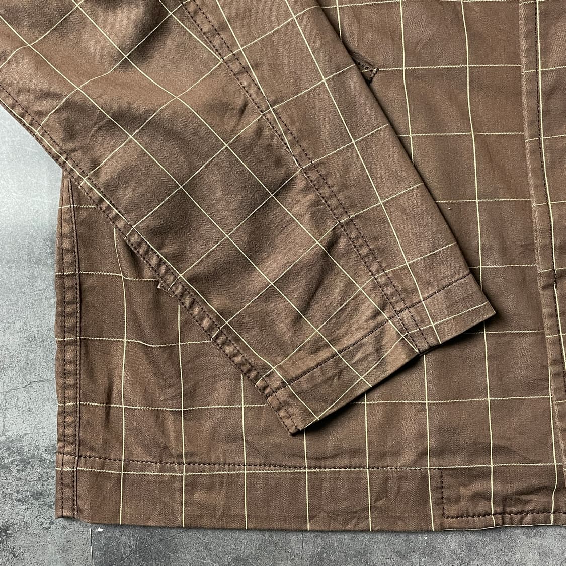 PAUL SMITH 폴스미스 빈티지 브라운 체크 집업자켓 A00404 상품이미지4