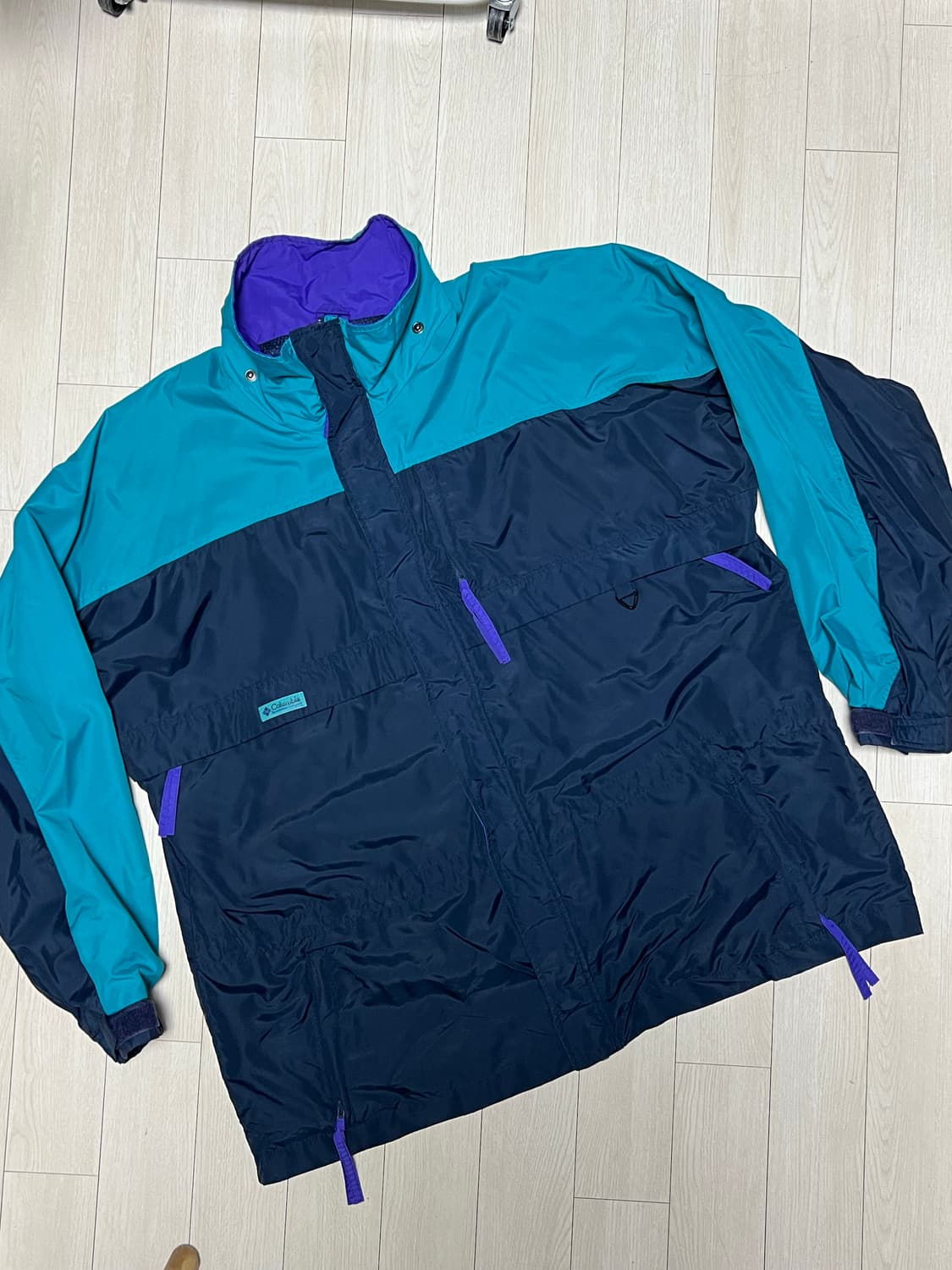 90s 컬럼비아 이클립스 바람막이 사파리점퍼 XL 상품이미지1