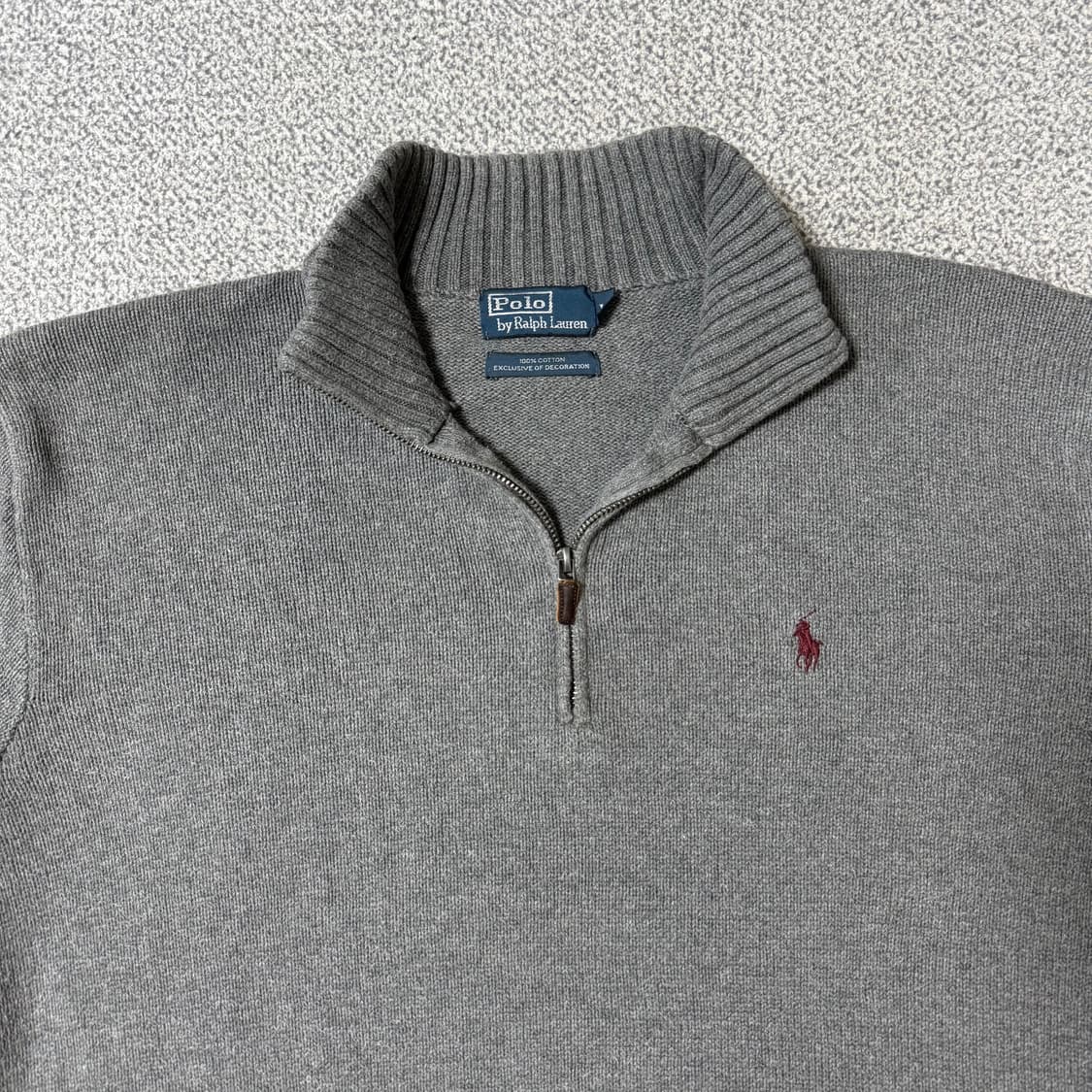 폴로 랄프로렌 반집업 니트 L 상품이미지2