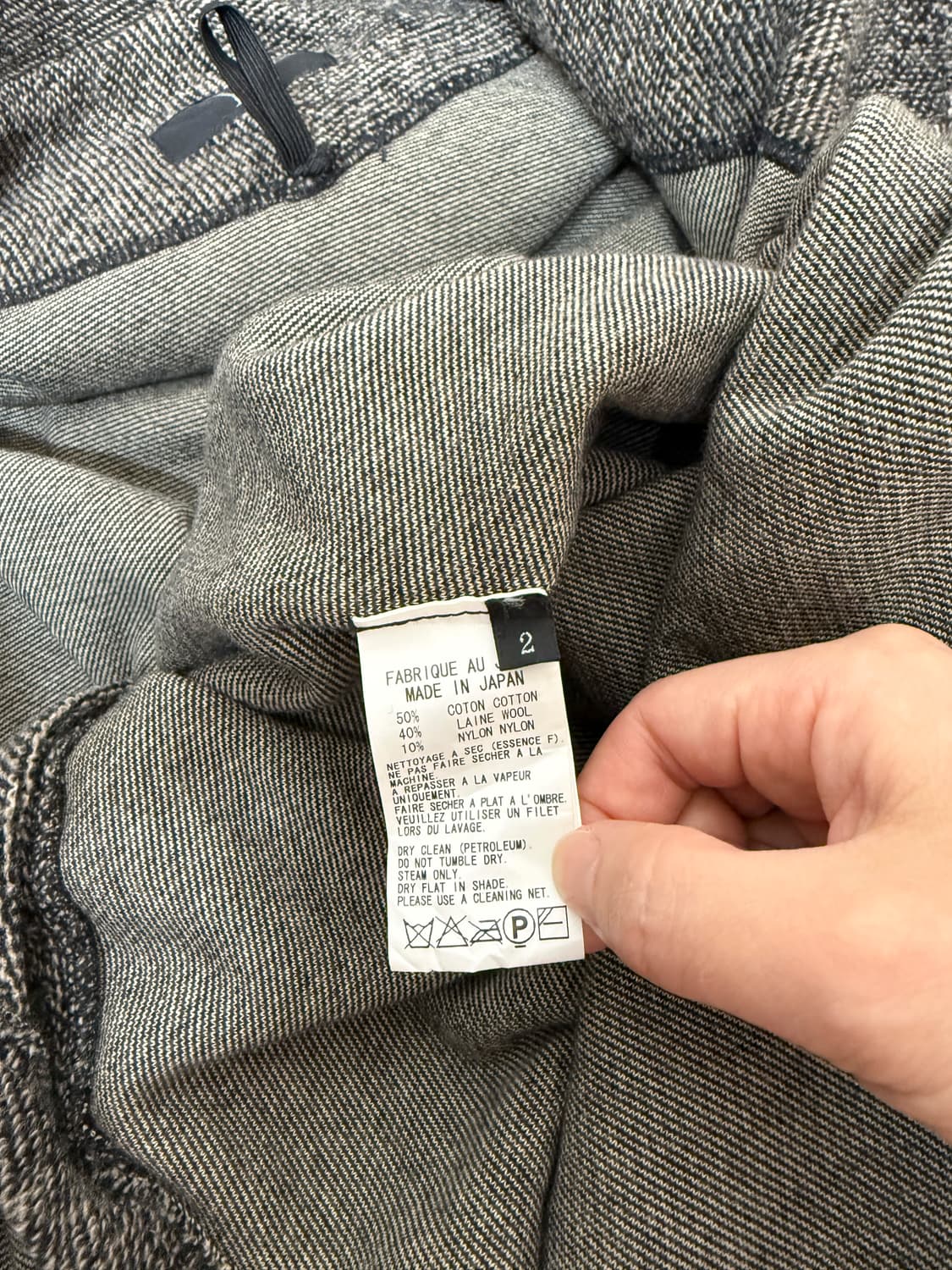 Y’s yoji yamamoto 하프 코트 자켓 상품이미지10