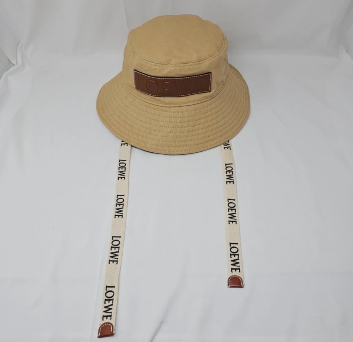 로에베 로고 스트랩 버킷햇 베이지 상품이미지1