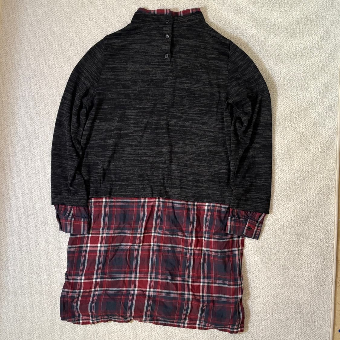 일본빈티지 cpa 체크포인트 니트 원피스 탑 상품이미지2