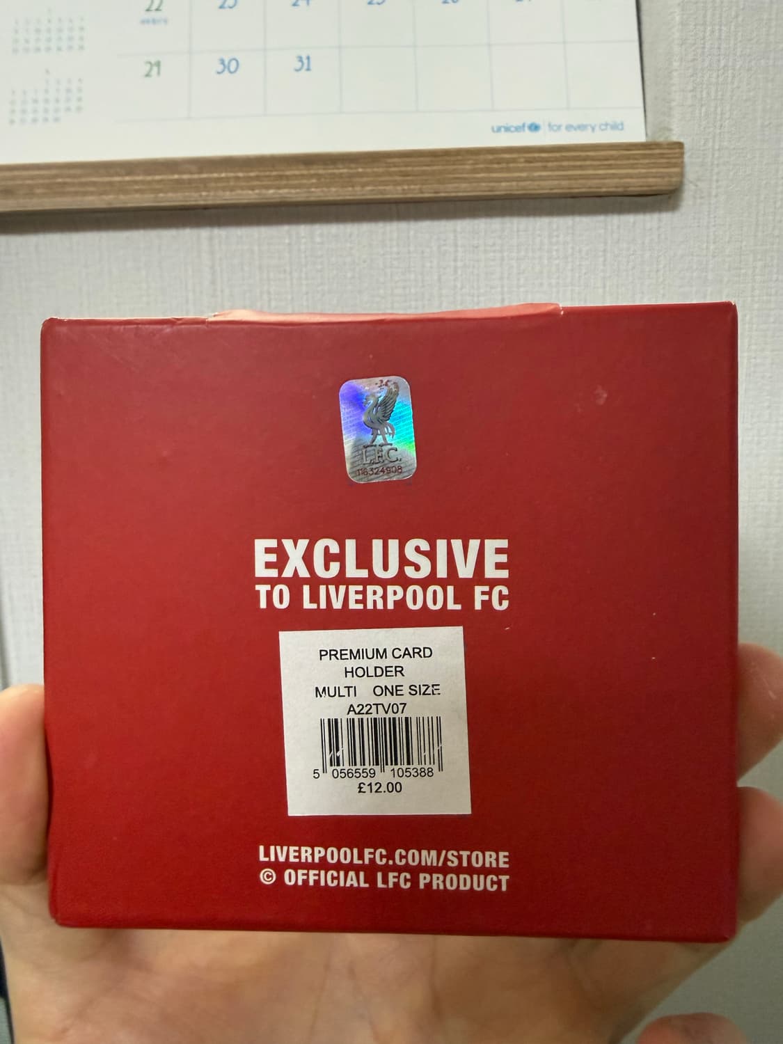 19/20 리버풀 리그우승 기념 지갑 상품이미지3