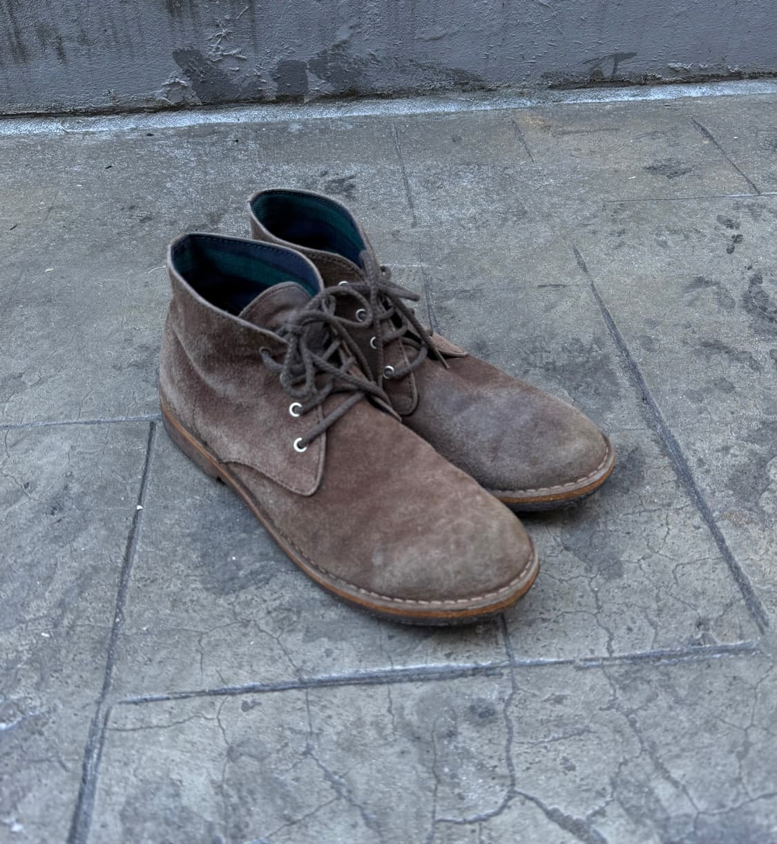 꼼데가르송 옴므 크레페 솔 스웨이드 4홀 부츠 상품이미지1