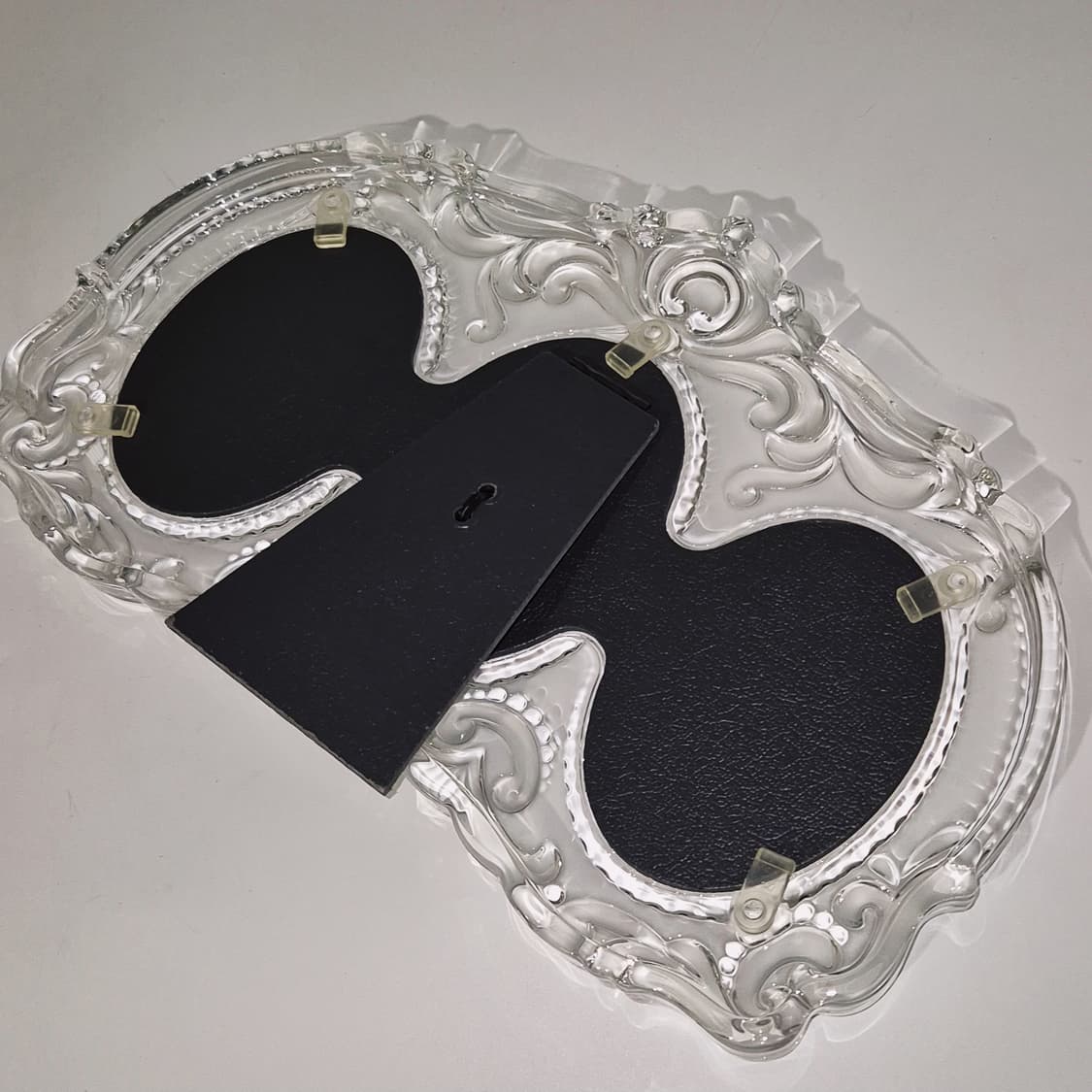 80s 독일 미카사 엔틱 크리스탈 3구 액자 상품이미지10