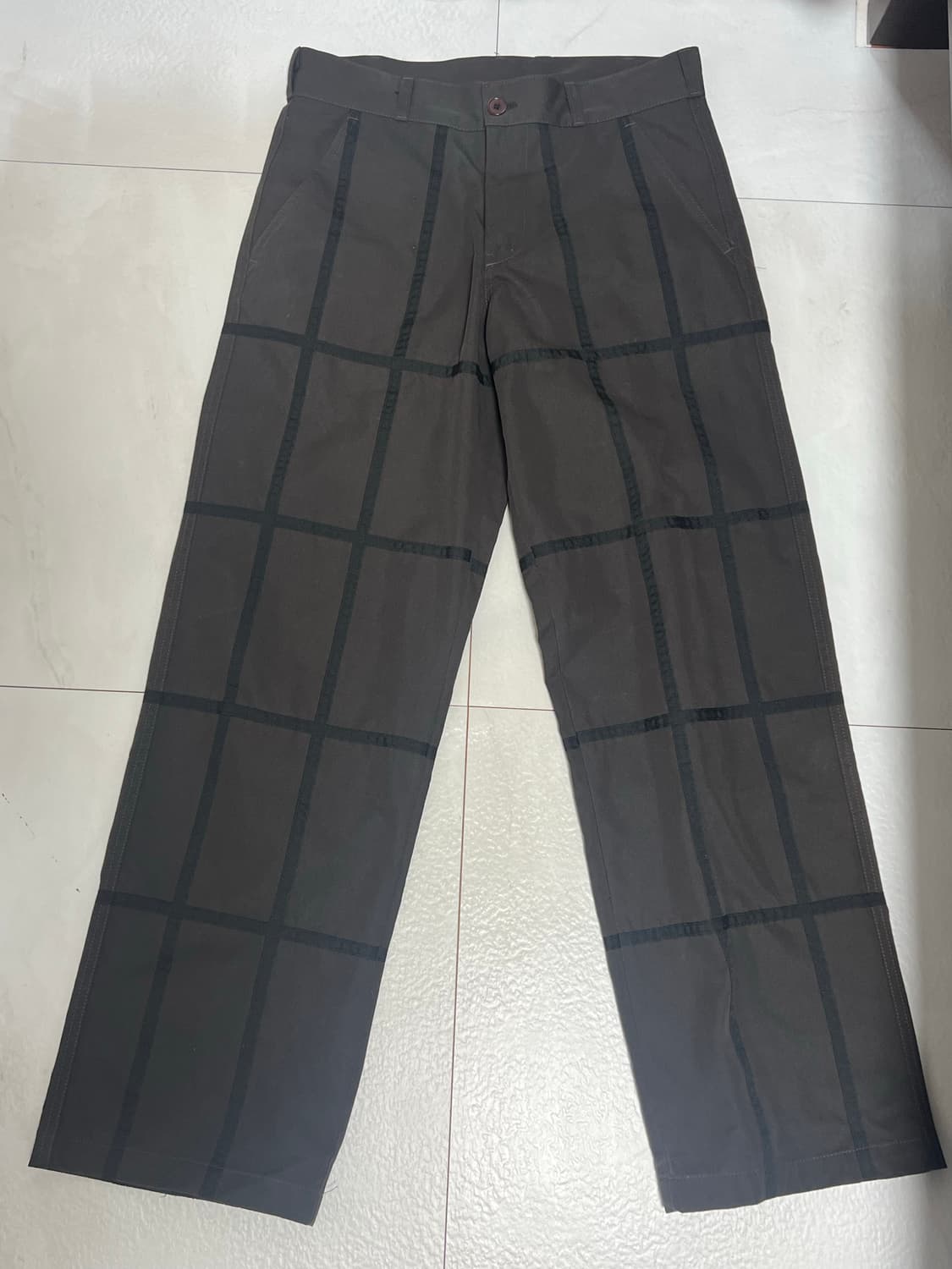 노매뉴얼 체크바지 상품이미지1