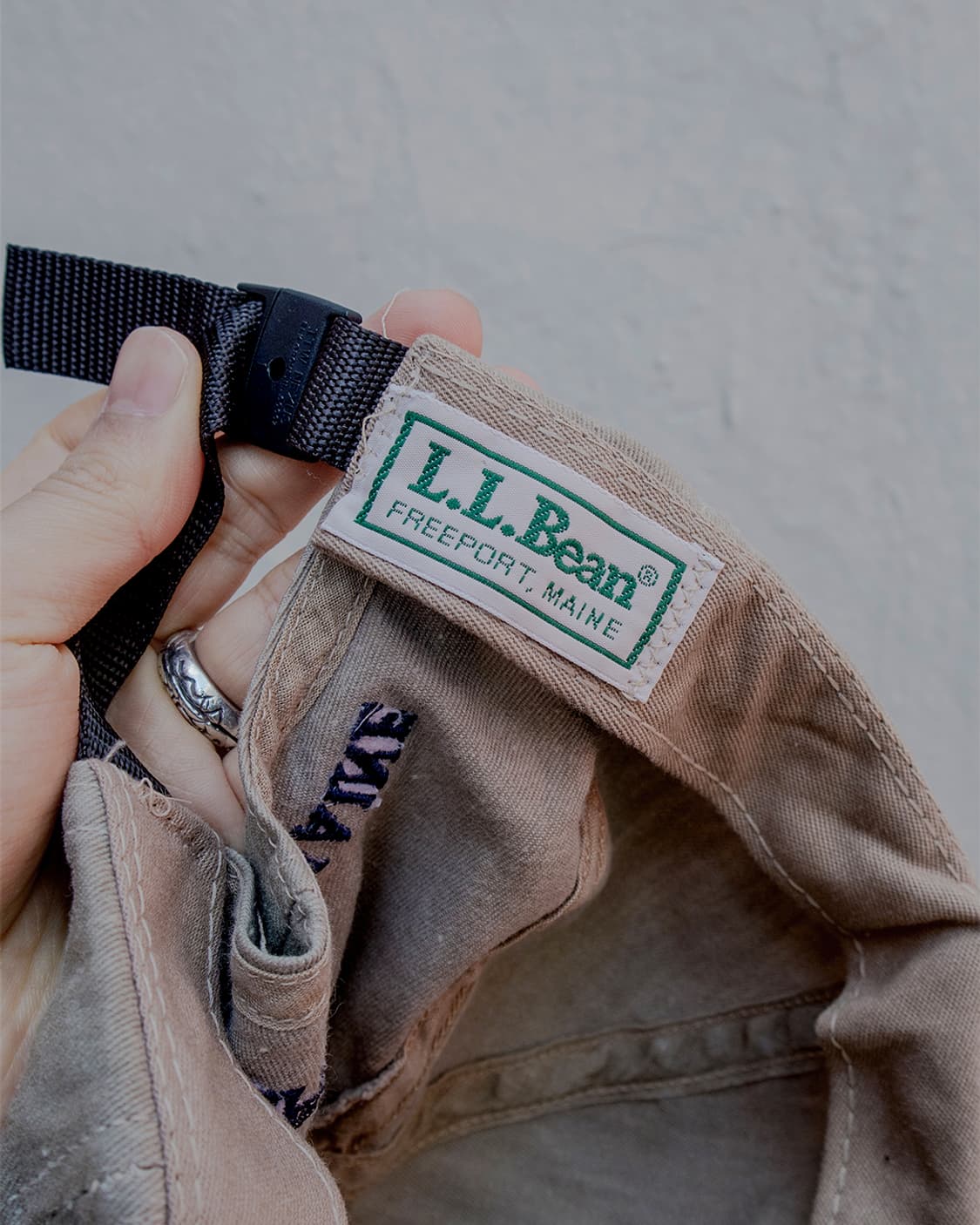 90's LL Bean 6패널 캡 상품이미지5