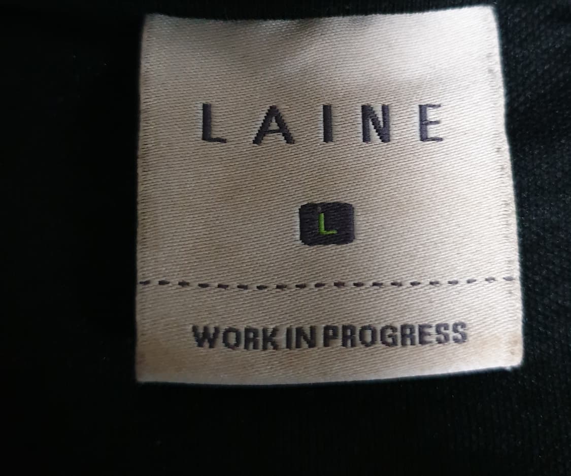LAINE 오버핏 혜비 플리스 맨투맨 블랙 (L) 상품이미지2