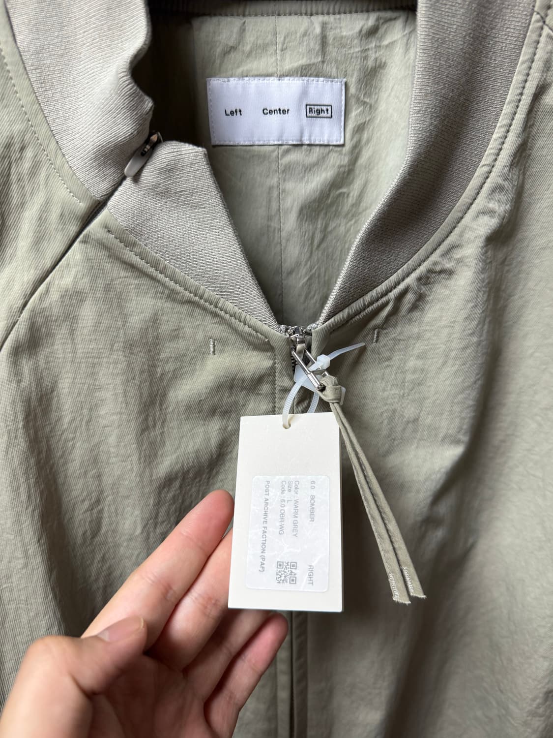 paf 파프 6.0 봄버 right warm grey 상품이미지1
