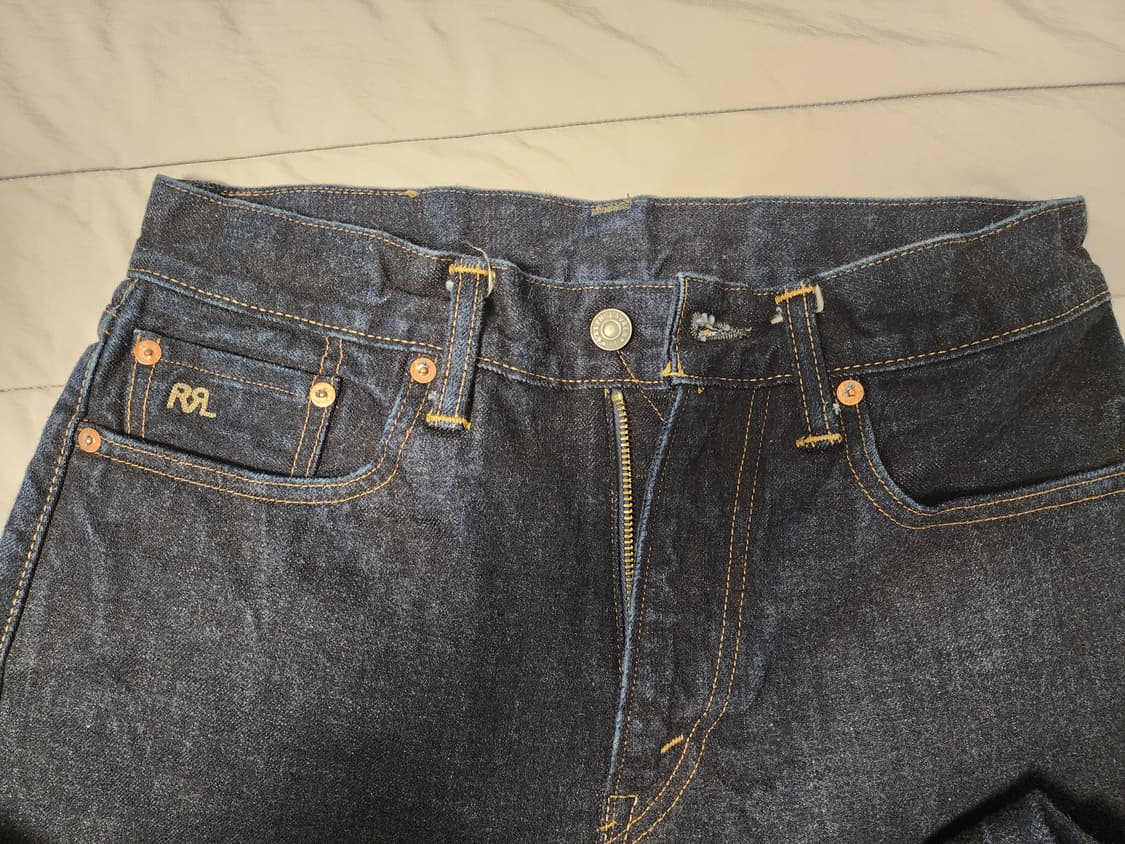 (30x30)더블알엘 슬림핏 셀비지 데님 상품이미지2