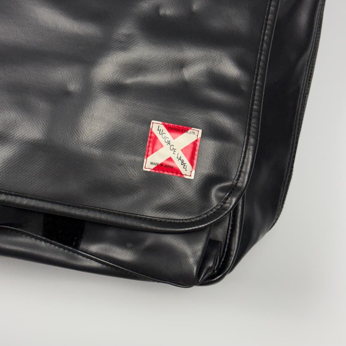 요시다포터 러기지라벨 라이너 메신저 숄더백 블랙 상품이미지4