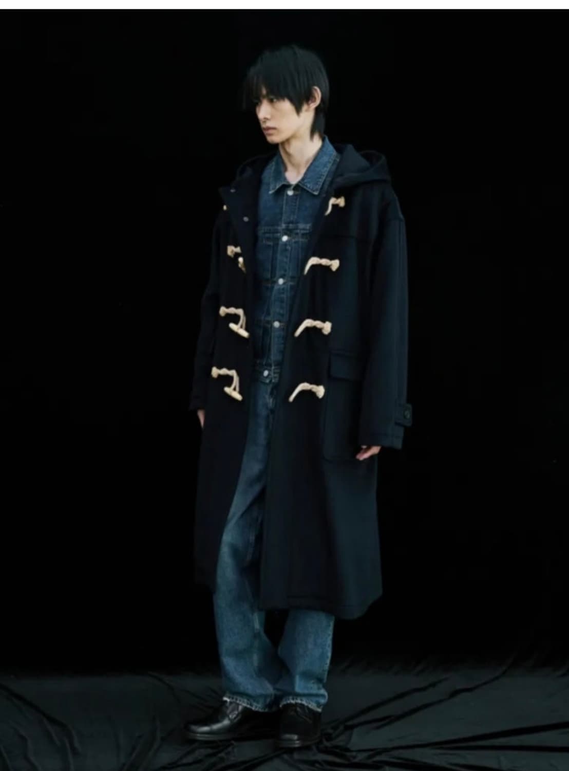 로파이 울 떡볶이 코트 m 상품이미지2